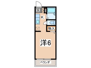 びわの木ハイツの物件間取画像